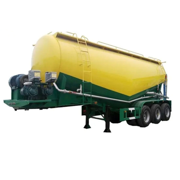 Tre axlar 30 M3 Bulk Cement Semi Trailer