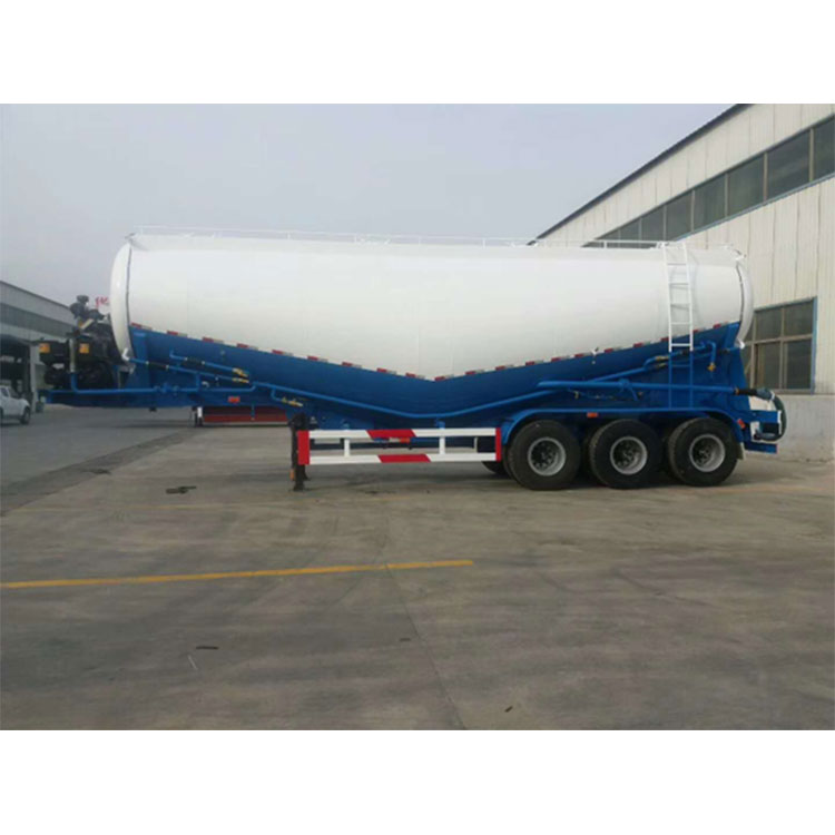 Tre axlar 60 CBM Bulk Cement Semi Trailer